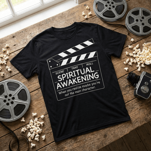 Spiritual Awakening Sobriety T-Shirt | Sober Translations Recovery Tee - S Graphic Print T Shirt - Sobervation