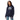 Stay Sober Distressed Oversized Heavyweight Hoodie - Navy Oversized Graphic Print Hoodie - Sobervation