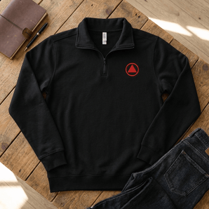 To Thine Own Self Be True Embroidered Fleece Pullover | Recovery Streetwear | Sobervation - S Fleece Pullover - Sobervation