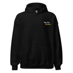 We Do Recover Embroidered Heavy Blend Hoodie - Recovery Streetwear - Black / S | Sobervation