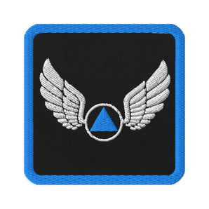 Wings of Recovery Embroidered Patch – Freedom, Strength & Sobriety - Default Title | Sobervation
