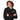 Wings of Recovery Hooded Long Sleeve Tee – Lightweight Sobriety Symbol - Black Embroidered Hooded Long Sleeve Tee - Sobervation