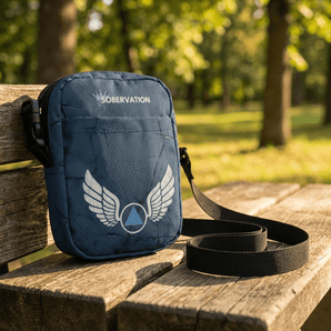 Wings of Recovery Sober Translations Crossbody Bag | Volume 2 Recovery Accessory | Sobervation - Cross Body Bag - Sobervation