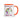 Galactic Sobriety Rainbow Coffee Mug - Color Inside - Orange Mug - Sobervation