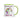 Galactic Sobriety Rainbow Coffee Mug - Color Inside - Green Mug - Sobervation