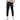 One Day At A Time - Embroidered Unisex fleece sweatpants - Black Pants - Sobervation