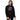 "Sober AF" Trendy Crop Hoodie - Black Crop Hoodie - Sobervation