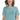 Spring Blossom SOBER AF Women's Relaxed Tee - Heather Blue Lagoon Embroidered T Shirt - Sobervation