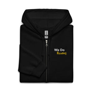 We Do Recover - Embroidered Zip Hoodie | Recovery Streetwear - S | Sobervation