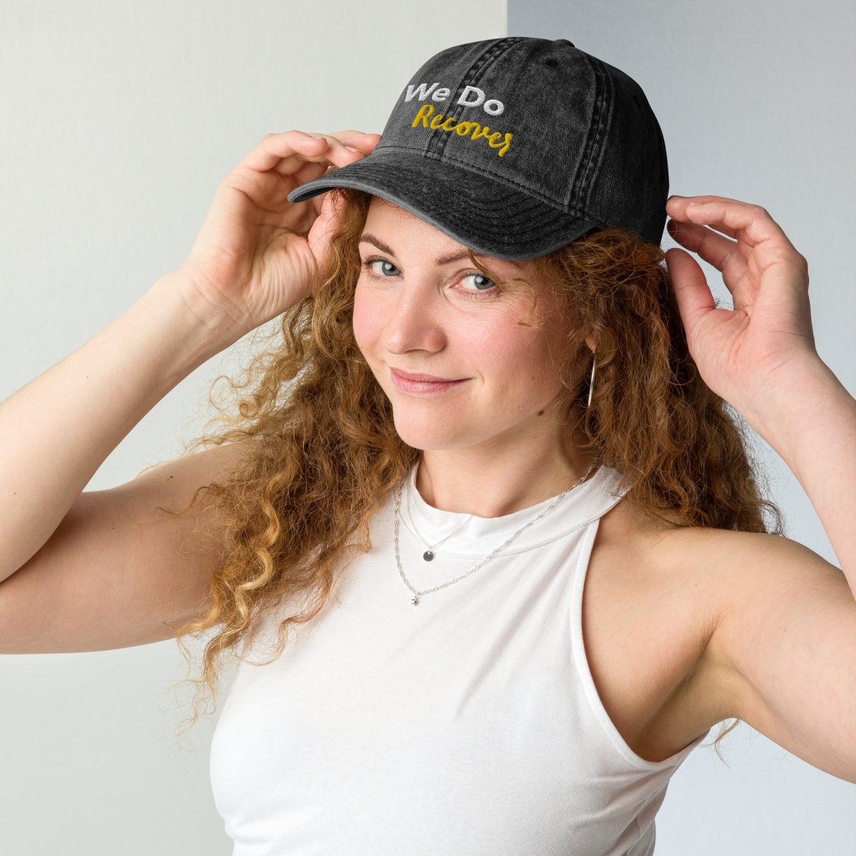 We Do Recover Vintage Dad Hat | Classic Cotton Twill Recovery Cap ...