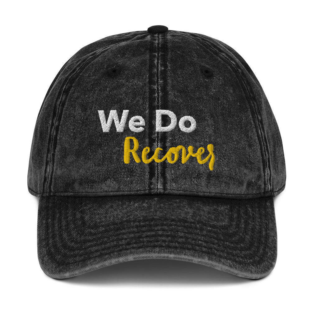 We Do Recover Vintage Dad Hat | Classic Cotton Twill Recovery Cap ...