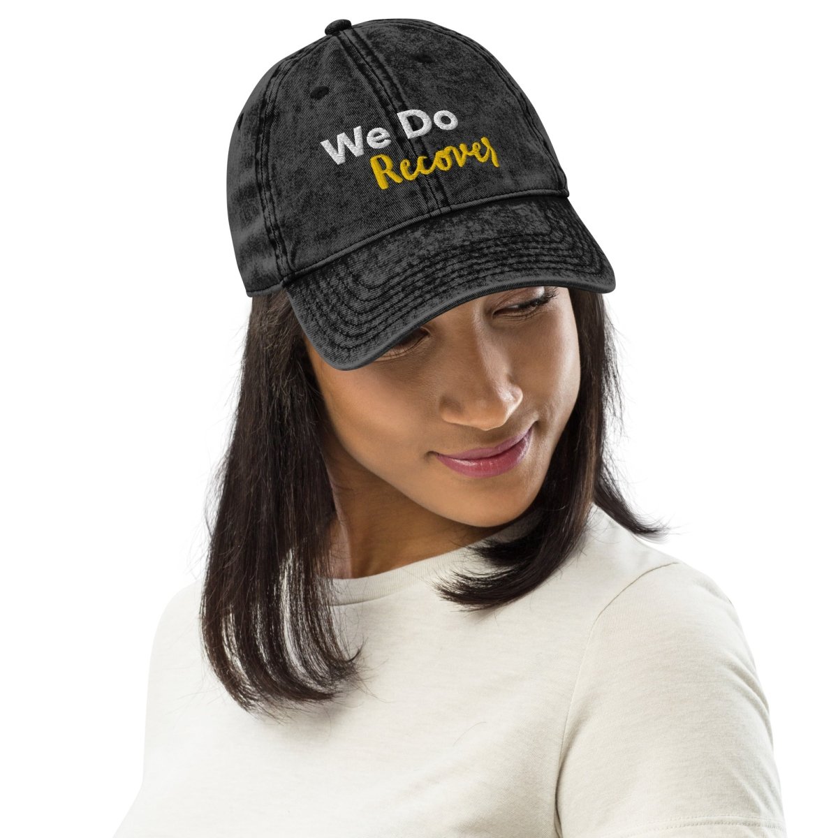 We Do Recover Vintage Dad Hat | Classic Cotton Twill Recovery Cap ...